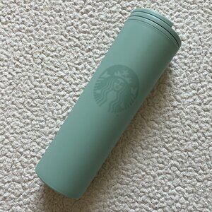 Starbucks Matte Green 16 oz Plastic Tumbler